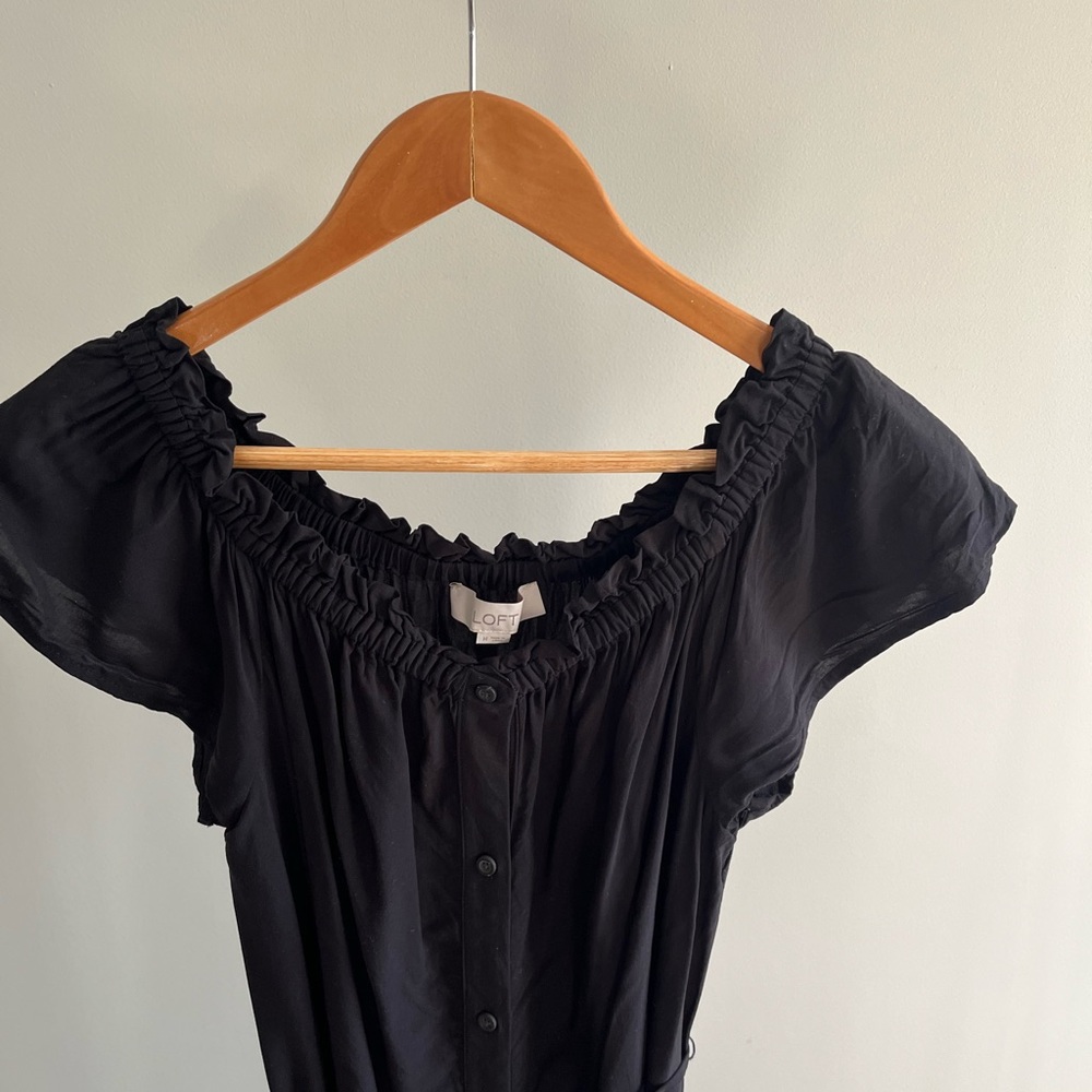 Loft black dress
